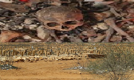 عراق داعش کے دہشتگردوں کا قبرستان